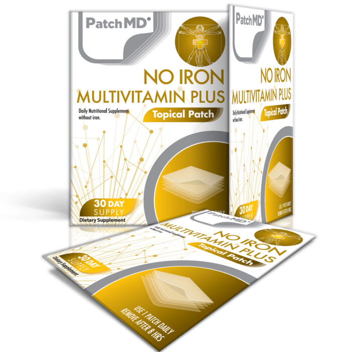 No Iron Multivitamin Plus Topical Patch